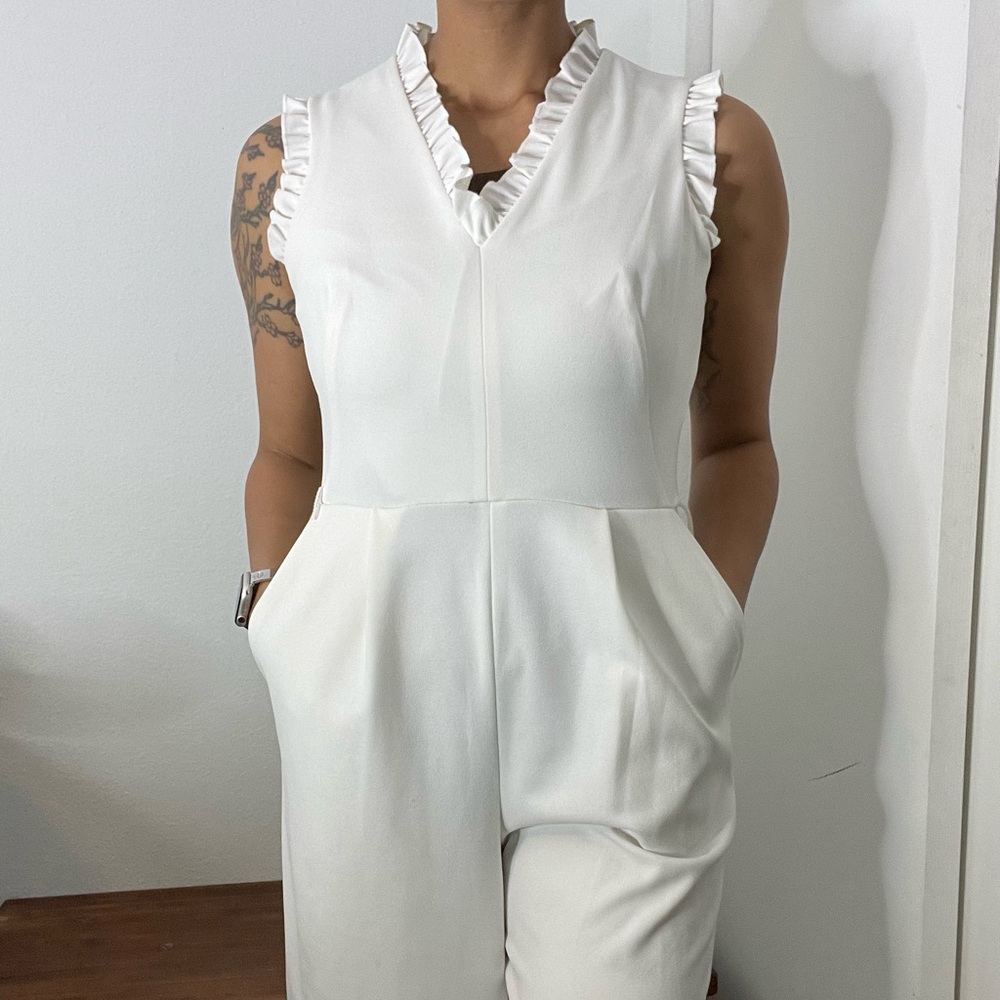 Calvin Klein White Jumpsuit